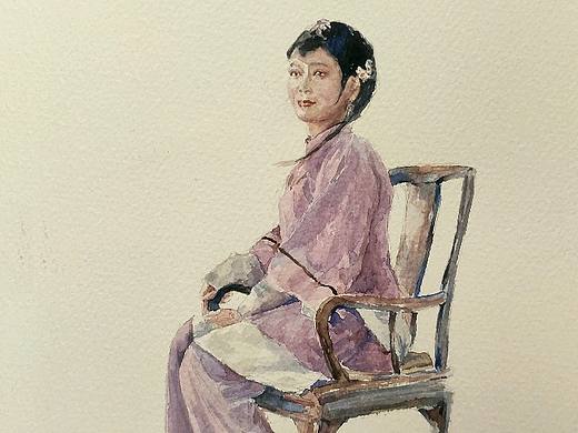 潮剧表演艺术家写生 丁春梅