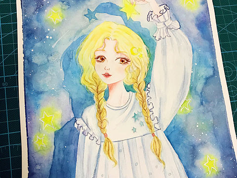 水彩练习,临摹的~