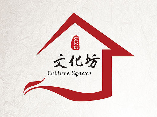 文化坊社区logo设计
