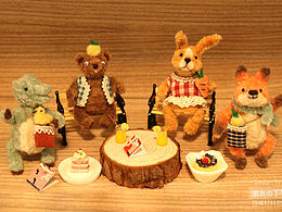 【lari手作】扭棒diy 朋友的下午茶