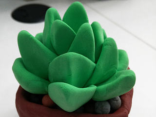 喵小飛應(yīng)邀龐小明的彩泥多肉植物（個(gè)人主頁-ZNjg1MzAyOA==） - 其他手工藝 - 站酷設(shè)計(jì)師修圖喵原創(chuàng)素材 - 站酷ZCOOL