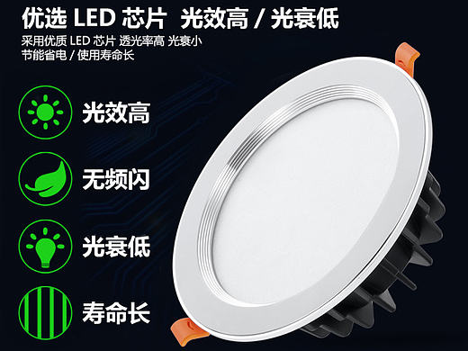 智能筒灯详情页