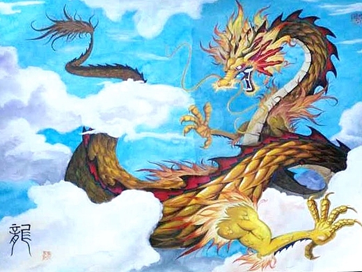 手绘--龙
