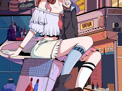 插画人物整理（个人主页-ZNTU1MDUzOTI=） - 商业插画 - 站酷设计师一枳羊原创素材 - 站酷ZCOOL