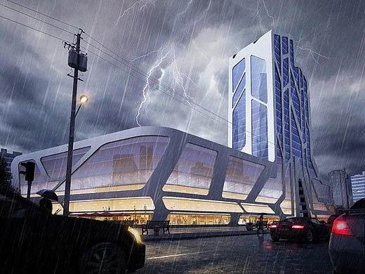 做建筑表现与动画时期做的一些东西