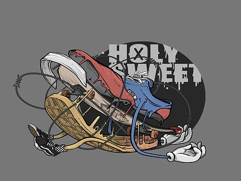 #VANS艺术家#拆分图