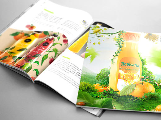 一套饮品平面画册排版以及logo的设计