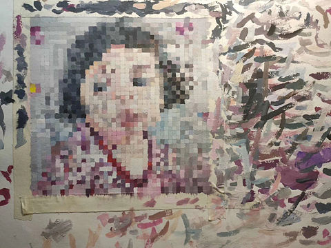 平面构成混构马赛克