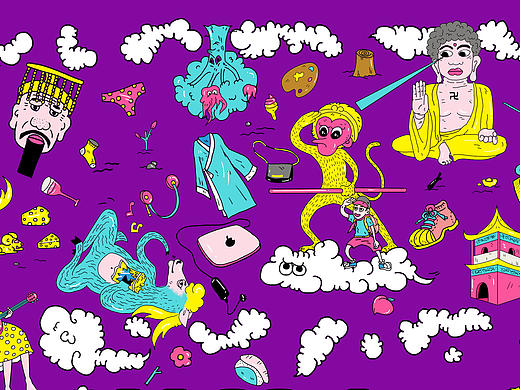 西游（個(gè)人主頁(yè)-ZMjExODAwMzI=） - 商業(yè)插畫(huà) - 站酷設(shè)計(jì)師Moneylee原創(chuàng)素材 - 站酷ZCOOL