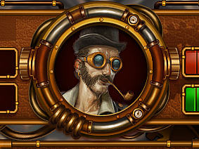 机械朋克风 游戏界面