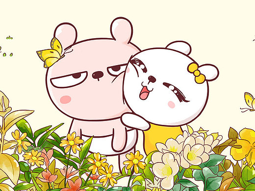 冷兔宝宝恋爱篇微信表情动漫-网络表情1.