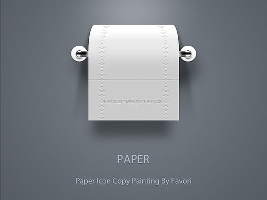 UI【百图斩】-8-卷纸PAPER ICON-PS临摹