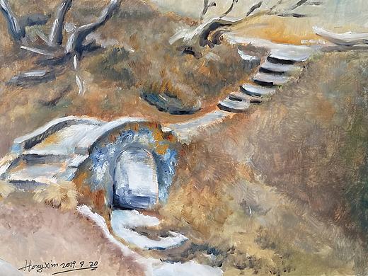 旱橋殘雪（個人主頁-ZMzkzNzcxOTY=） - 繪畫 - 站酷設(shè)計師wulongtea原創(chuàng)素材 - 站酷ZCOOL