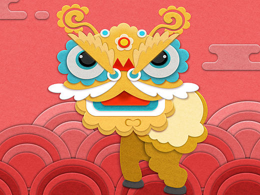剪纸风练习