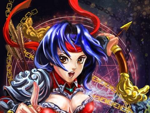 三国杀——孙尚香（个人主页-ZMTczMDk4NTY=） - 商业插画 - 站酷设计师nirvana11原创素材 - 站酷ZCOOL