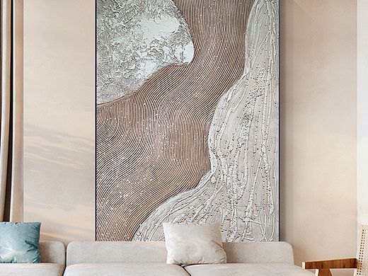 纯手绘油画装饰画分享客厅卧室挂画玄关抽象画