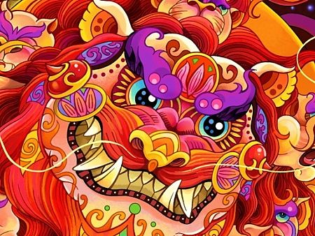 山海经部分插画作品