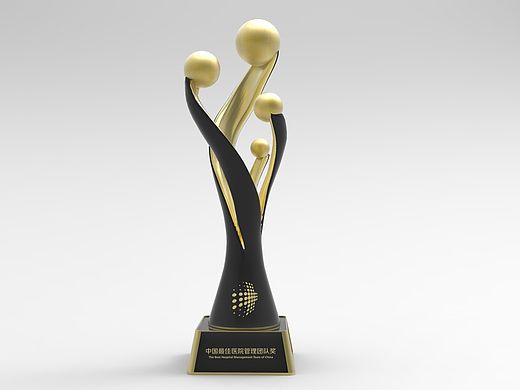 中国最佳医院管理团队奖奖杯设计
