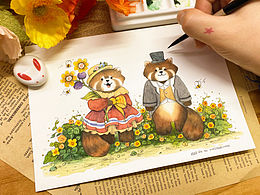 儿插绘本-陪你一起看日出日落