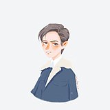 小丑与树的头像