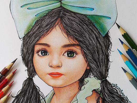 蝴蝶结萝莉（个人主页-ZMjkyMjk1OTY=） - 商业插画 - 站酷设计师ipromiseido原创素材 - 站酷ZCOOL