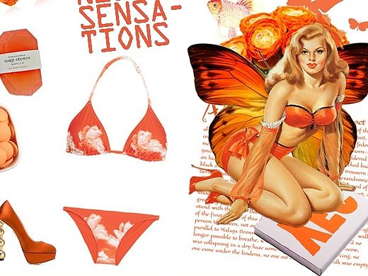 复古美女招贴海报泳装小拼图15