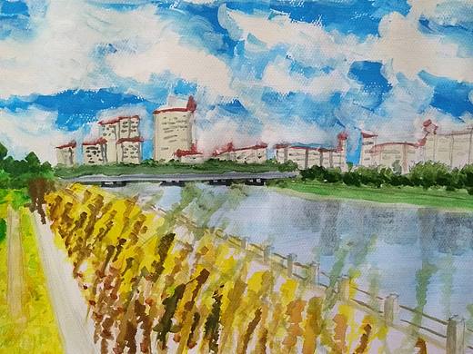 水粉画