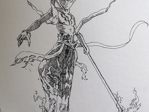 哪吒（个人主页-ZMzgxMjkwODQ=） - 创作习作 - 站酷设计师宾果GO原创素材 - 站酷ZCOOL