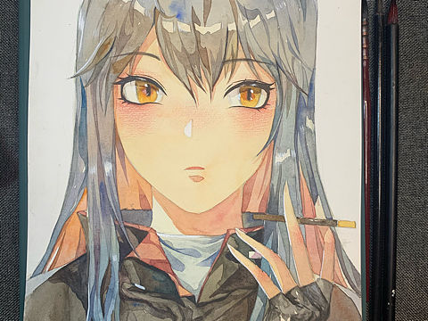 明日方舟～德克薩斯（個人主頁-ZNTE2Nzc4ODg=） - 創(chuàng)作習(xí)作 - 站酷設(shè)計師淵明元明原創(chuàng)素材 - 站酷ZCOOL