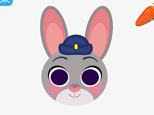 疯狂动物城~临摹朱迪警官教程~