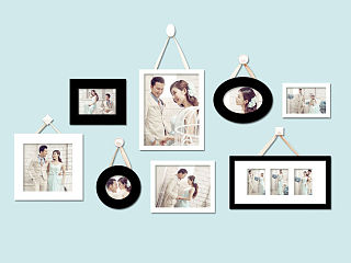 照片墙线描效果图