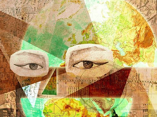 贴着地皮看世界（个人主页-ZOTE2Nzc2OA==） - 商业插画 - 站酷设计师xiaobai401a原创素材 - 站酷ZCOOL