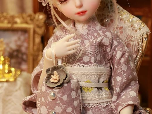 bjd娃娃-花花姑娘-娉婷婉约-和服系列