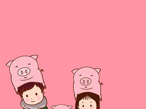 2019全家插画