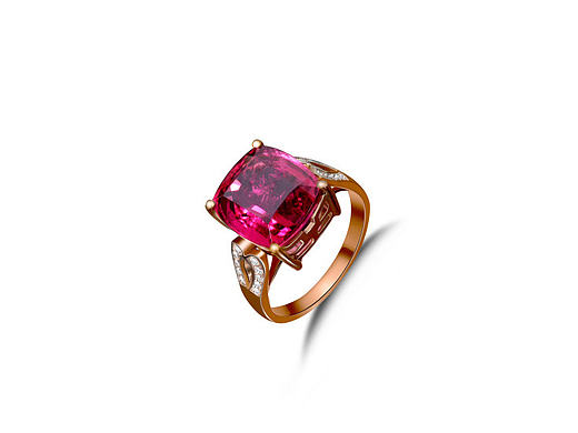 珠宝首饰修图练习 红宝石金戒(5p)