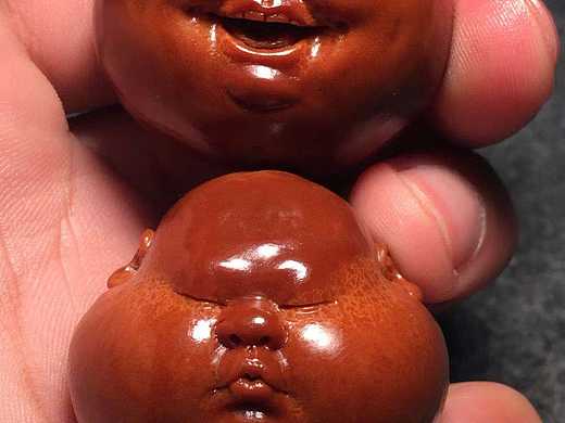 覃投艺核希早核雕作品