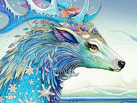 2015.成都麓湖年度插画之《冬鹿篇》