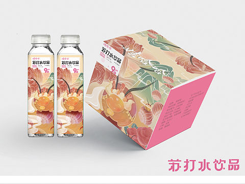 插画包装作品《娃哈哈牛年专属》（娃哈哈大广赛）