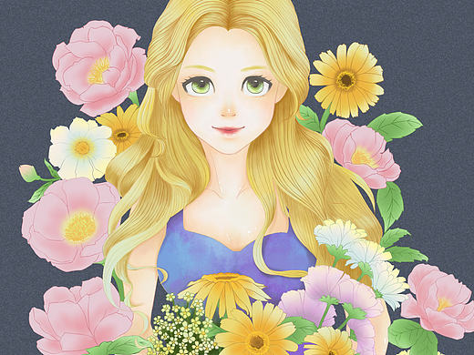 练习画【花花少女系列】