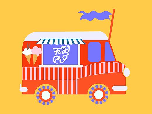 小卡车设计（个人主页-ZMjE0ODIyNDg=） - 商业插画 - 站酷设计师yangego原创素材 - 站酷ZCOOL