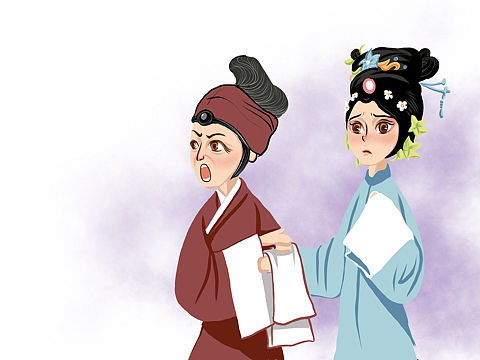 戏曲小插画