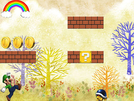 超級(jí)瑪麗壁紙（個(gè)人主頁(yè)-ZMTUyODgxMDQ=） - 圖案 - 站酷設(shè)計(jì)師土豆君cp原創(chuàng)素材 - 站酷ZCOOL