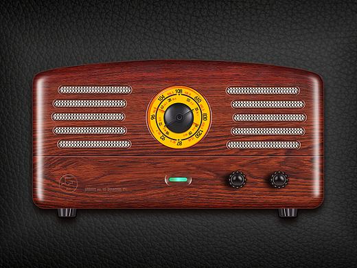 复古收音机写实（个人主页-ZMTgzNTEwMjA=） - 其他UI - 站酷设计师王哈哈哈的右手原创素材 - 站酷ZCOOL