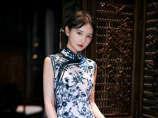 【水墨青花】—传统旗袍