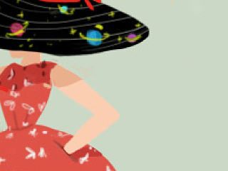 帽子星空