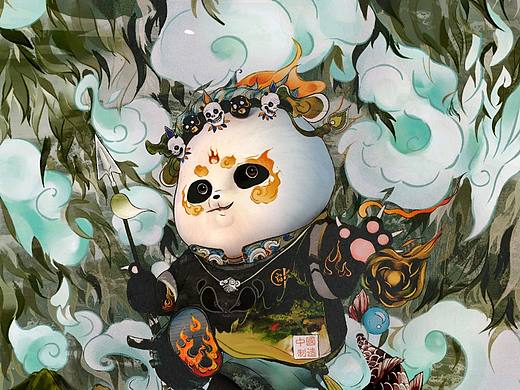 唐卡+中式元素🐼