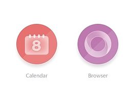 <b class='hightlight'>扁平</b>+写实<b class='hightlight'>图标</b>