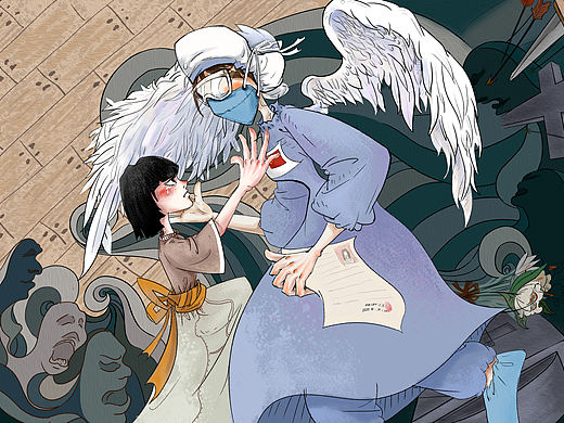 抗疫（个人主页-ZNDM5MTQxMjA=） - 创作习作 - 站酷设计师Z46534091原创素材 - 站酷ZCOOL