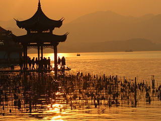 浙江杭州-西子夕照