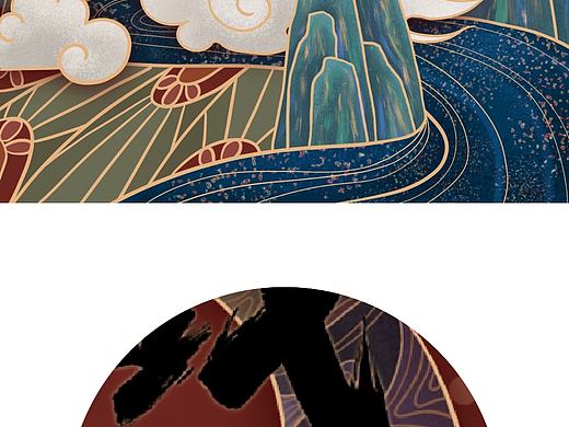 牛年插画，牛转钱坤